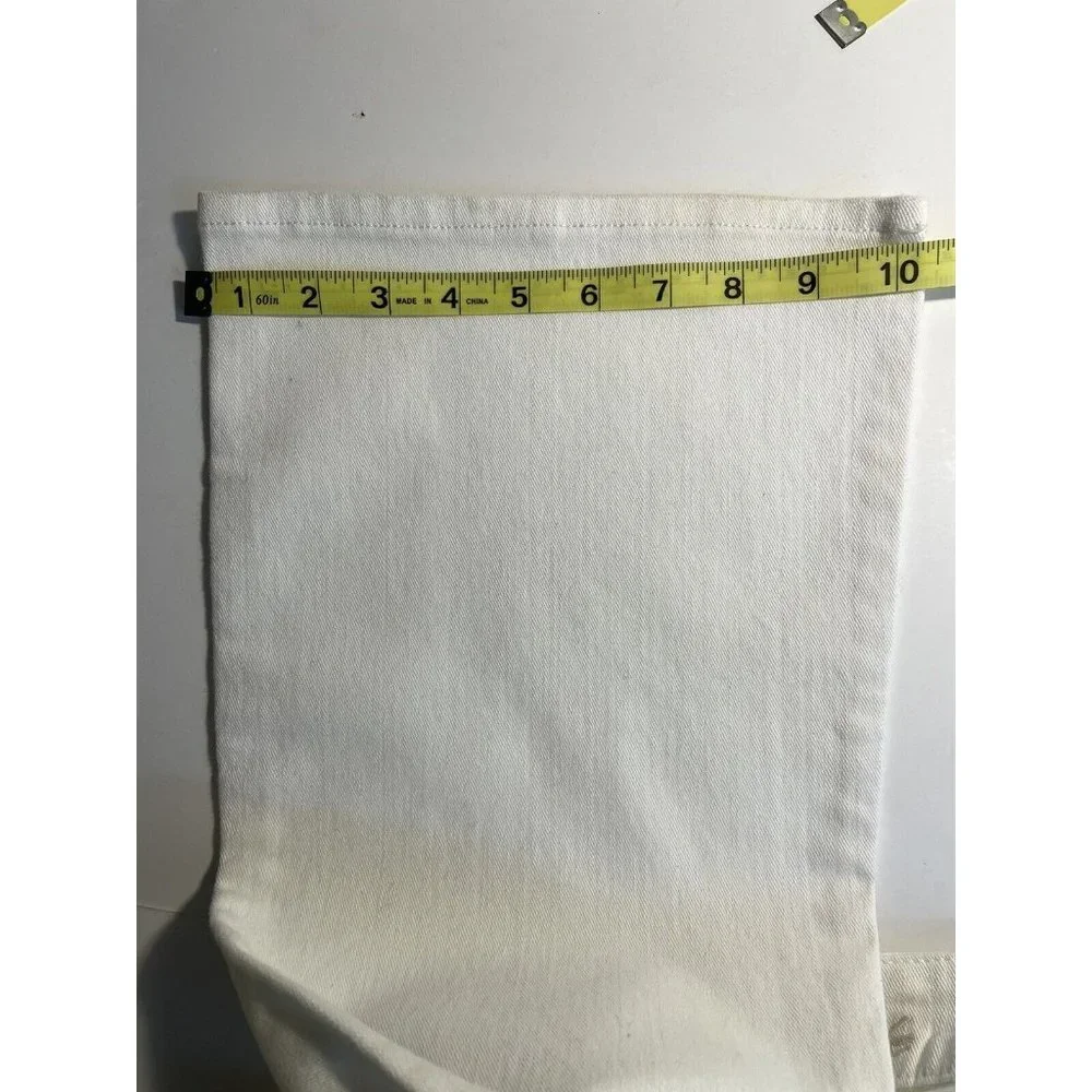 American Eagle Jeans Women Size 2 “Reel Flare” White AE77 Low Rise Flare EUC - Picture 13 of 14